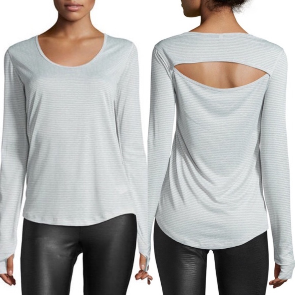 Onzie Wave Long Sleeve Sport Top Gray